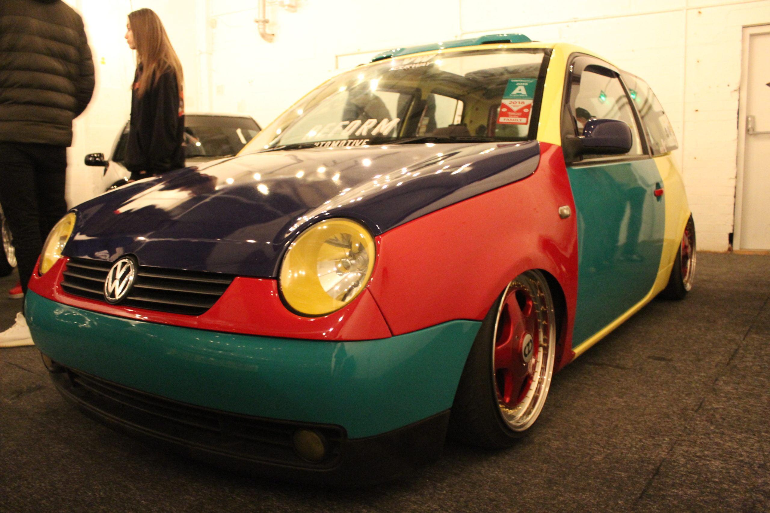 MODIFIED LOWERED VW POLO HARLEQUIN