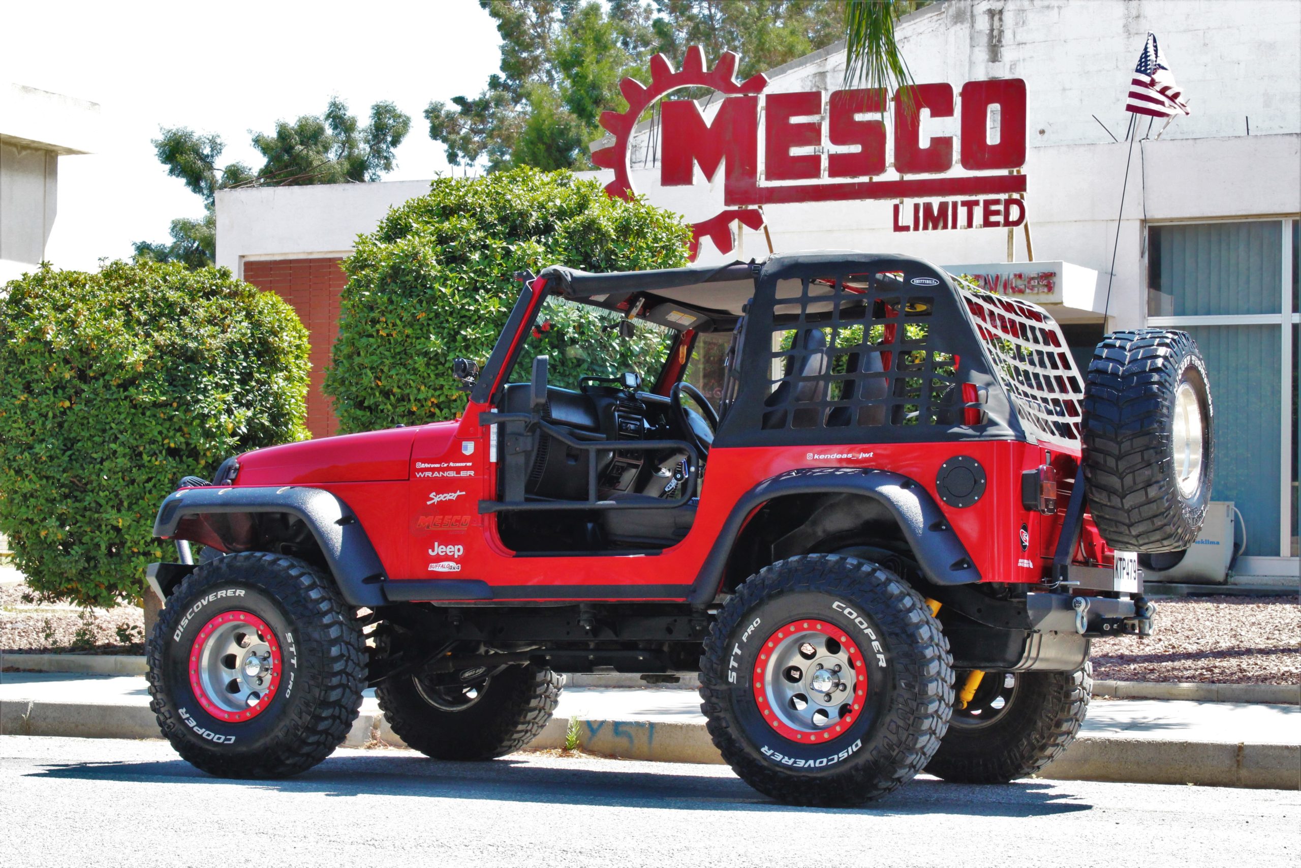 All terrain muscle 2000 Jeep Wrangler TJ - CyprusOnWheels
